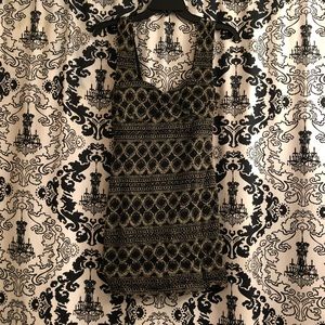 Sexy Black & Gold special Occasion Dress